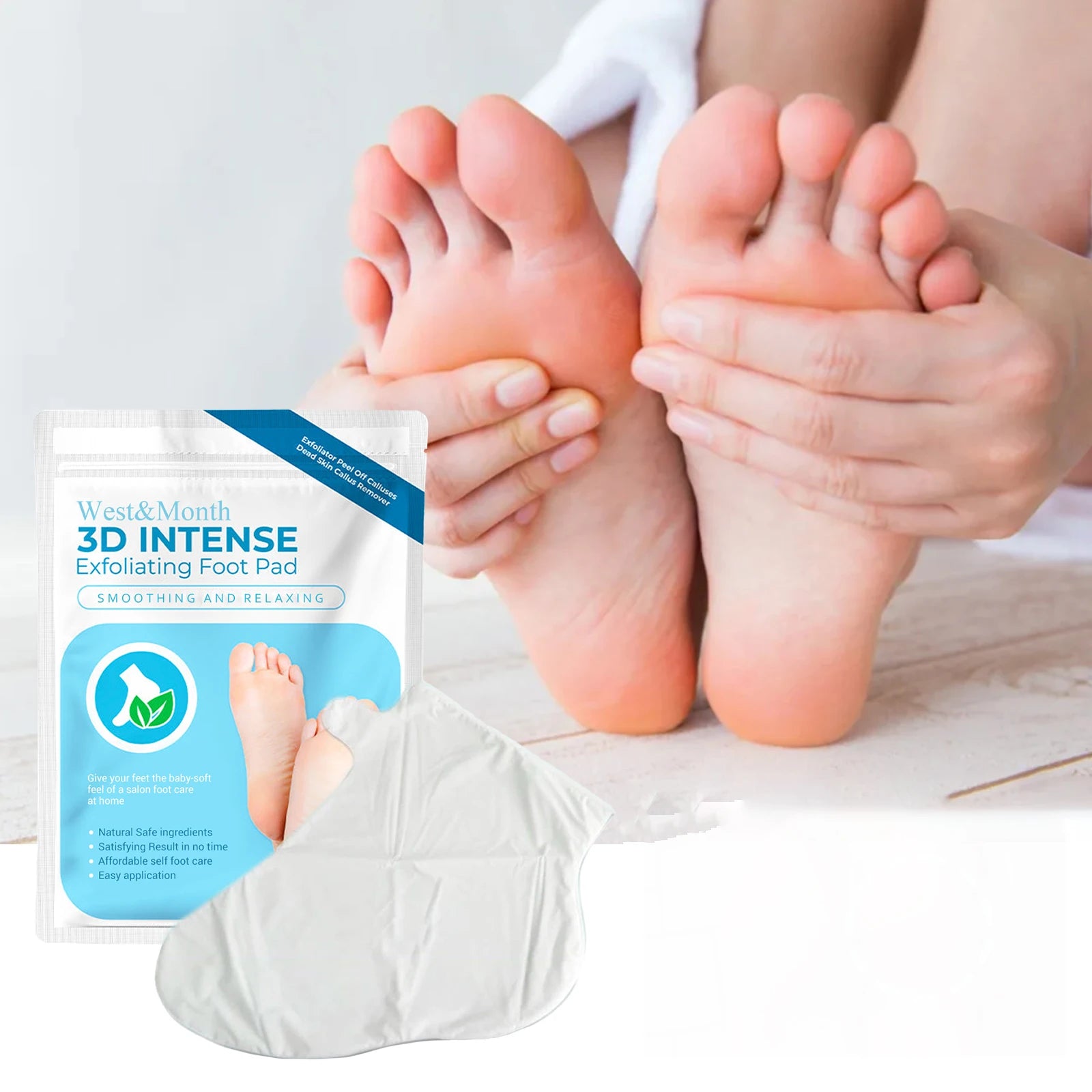 1 Pair Foot Mask Exfoliating For Feet Pedicure Foot Peel Exfoliating Callus Booties Peeling Off Calluses Dead Skin Spa Mask Zpaxo