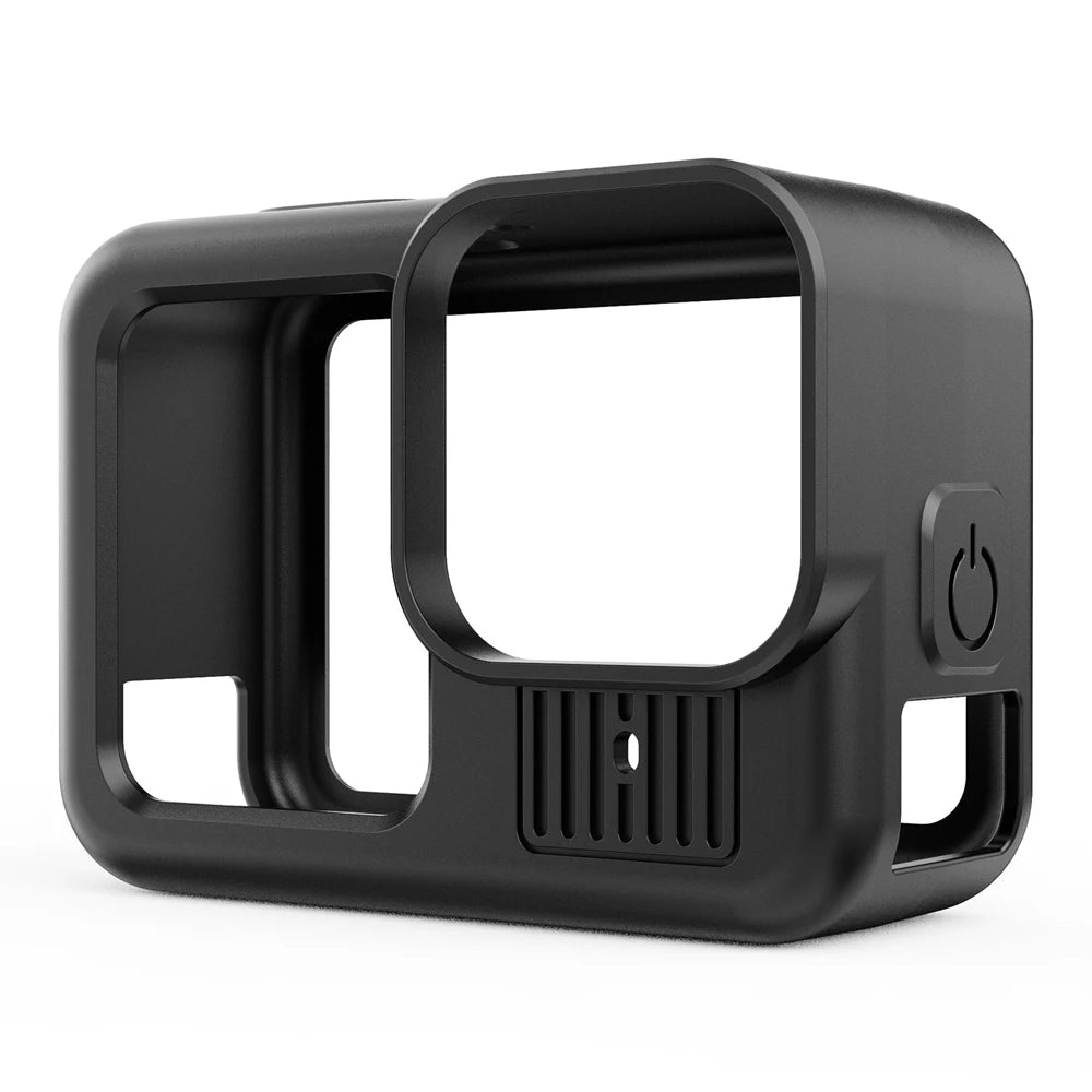 Silicone Case Gopro Hero 13 Black Tempered Glass Screen Protector
