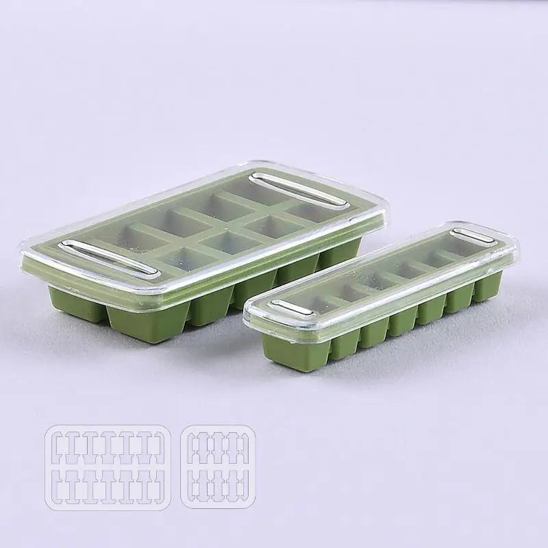 Miniature Dollhouse Food Ice Scoop Cube Storage Box Model Toys Doll Zpaxo Green
