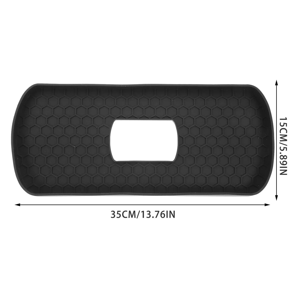Silicone Bathroom Tray Rectangle Drying Mat Sink Soap Perfume Jewelry