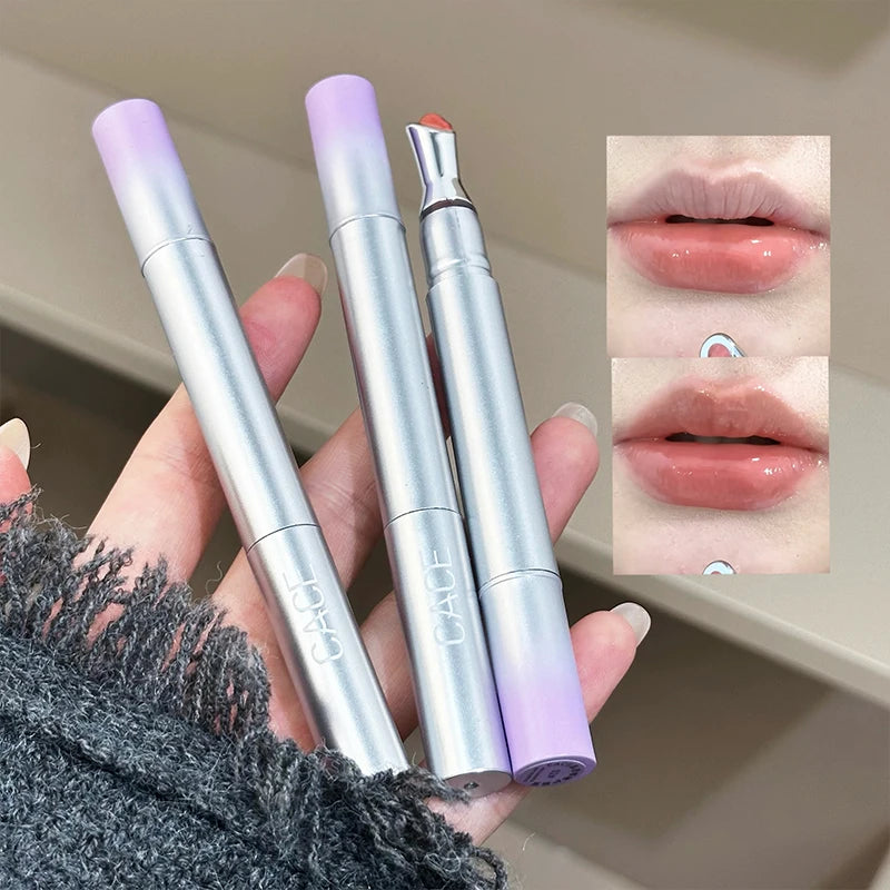 Crystal Clear Mirror Lip Gloss Lightweight Non Sticky Waterproof