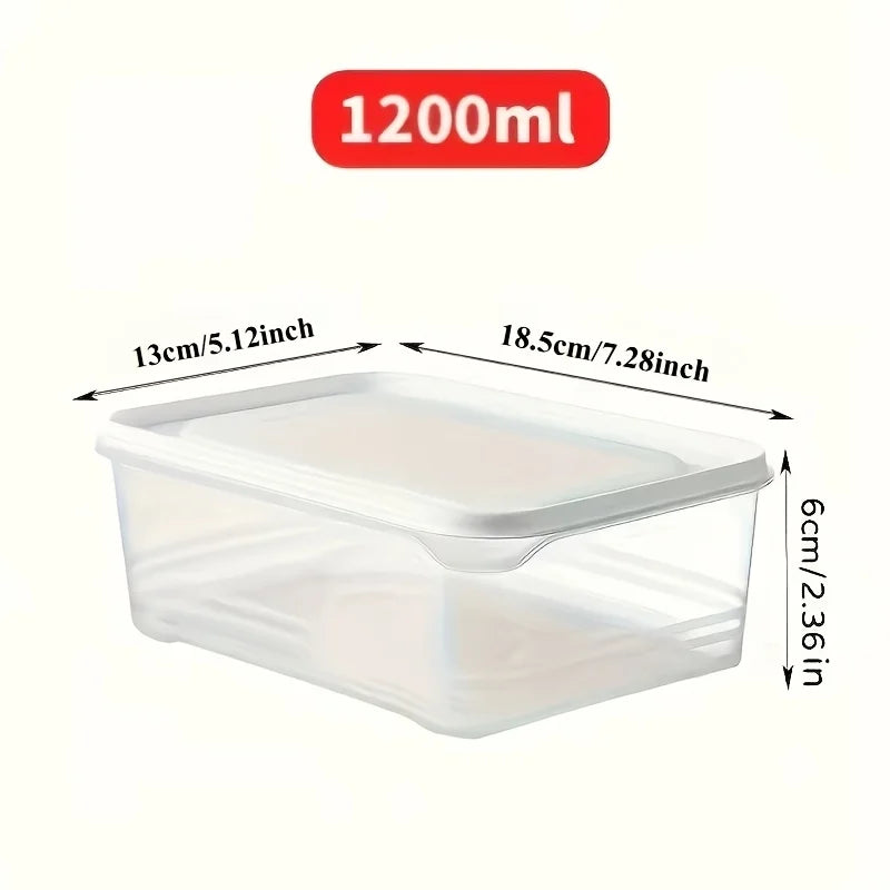 1 4 Lunch Meat Container Refrigerator Cheese Keeper Box Salami Cold
