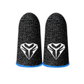 1 Pair Gaming Finger Sleeve PUBG Breathable Sweatproof Fingertip Zpaxo Blue