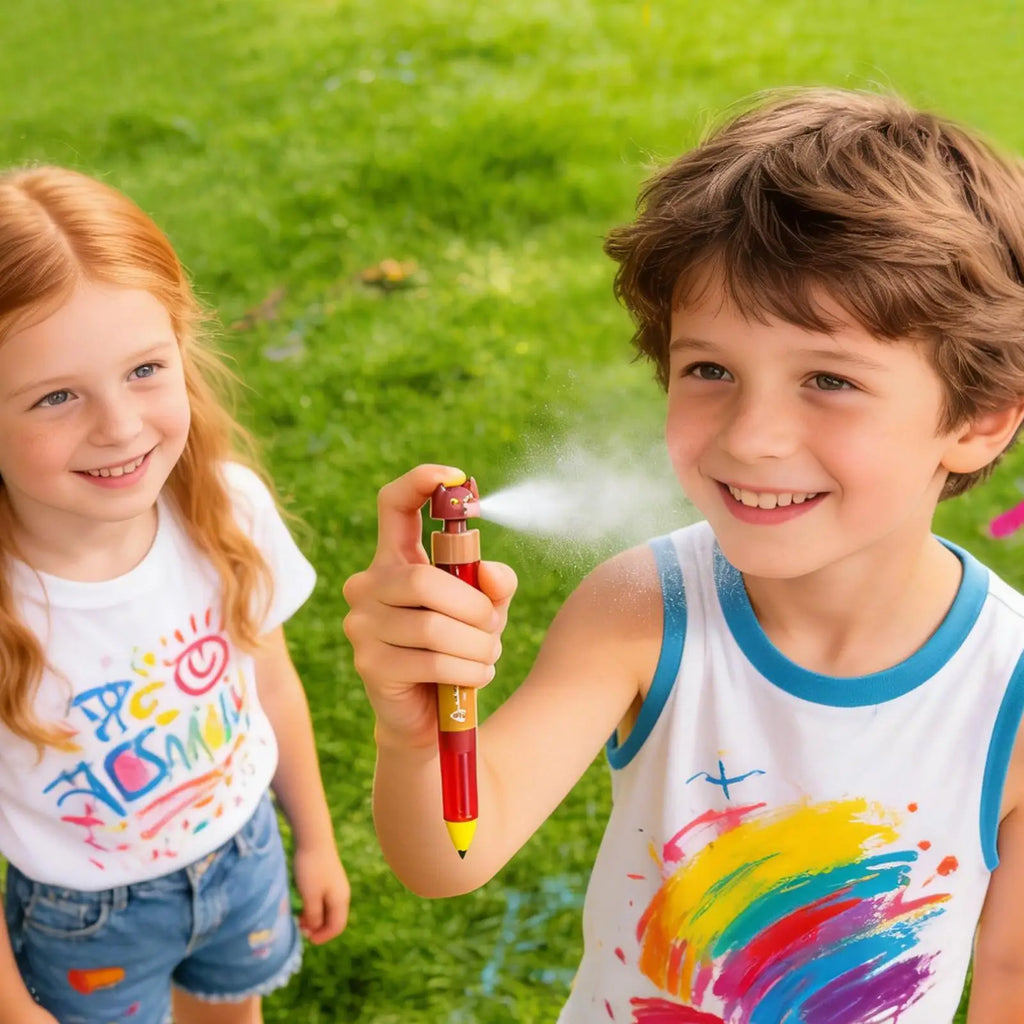 Pen That Sprays Water Joke Toy Party Favors Funny Squirting Pen For Kids Children Teens Students April Fool's Day Office Break Zpaxo