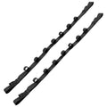 7 Rod Capacity Car Fishing Holder Snap Buckle Easy Install Vehicle Zpaxo Black