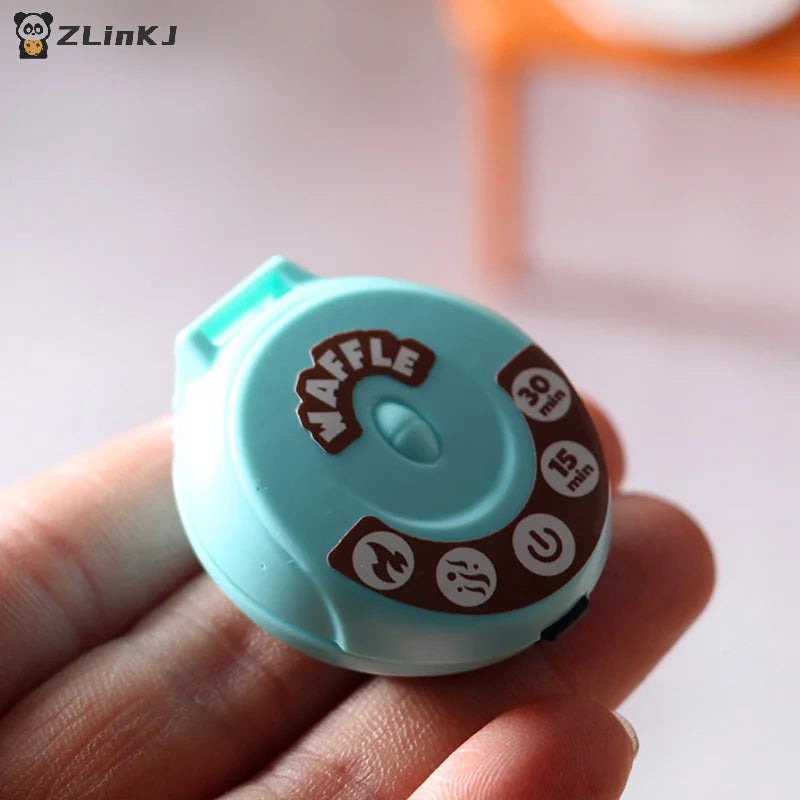 ▶Mini Electric Oven for 1/6 1/12 Scale Dollhouse Kitchen Furniture Decration Accessories Miniature Food Bread Maker Model Zpaxo