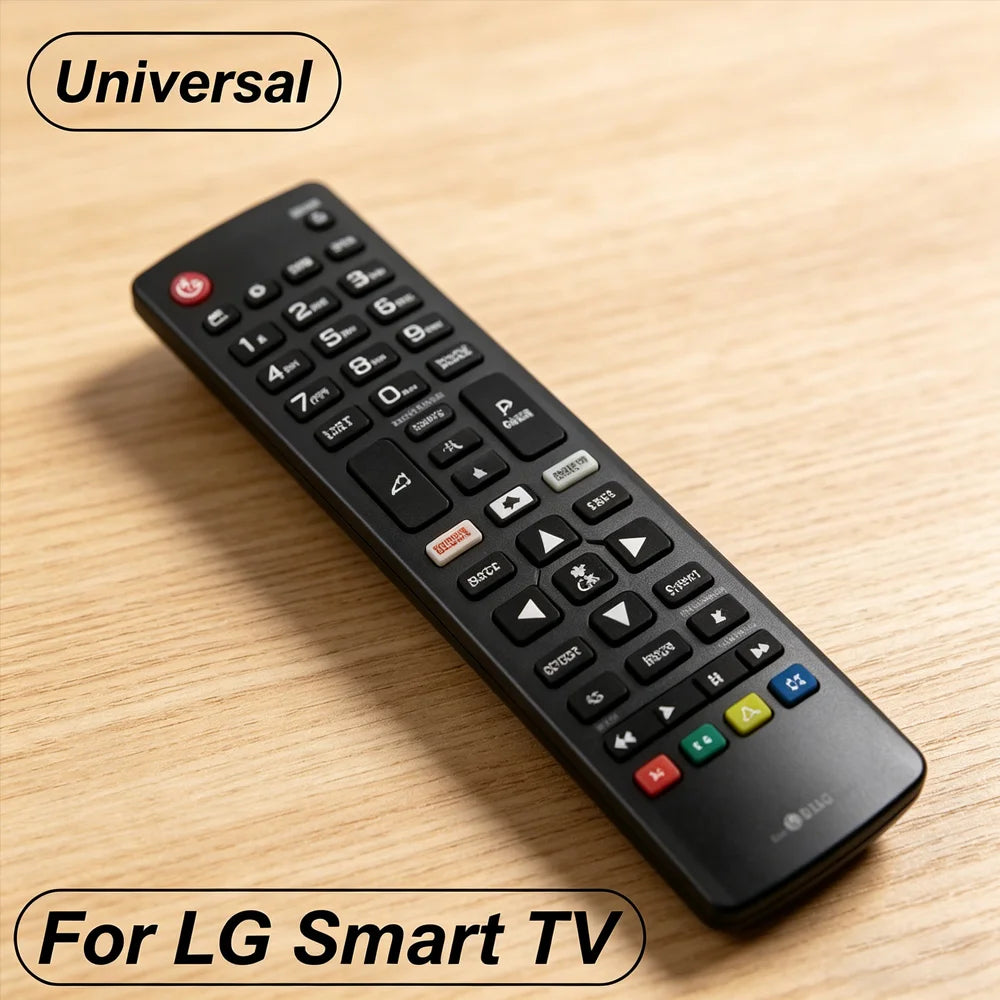 Universal Remote Control Replacement Black D-Pad Learning IR Remote Control LG Electronics For AKB75095308 LG SMART TV 433MHZ Zpaxo