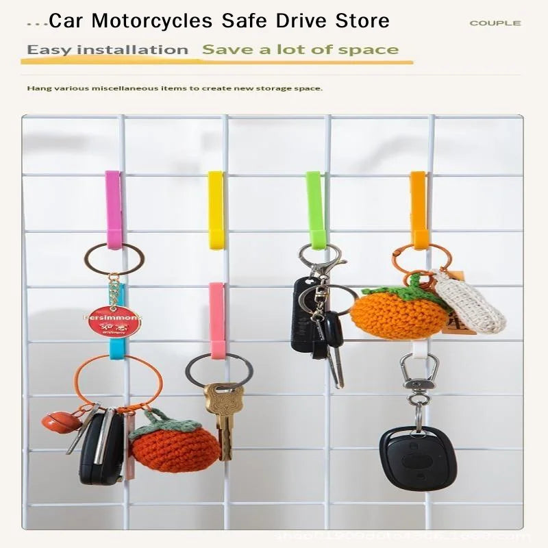 Plastic Mesh Grid Display Hook Wire Rack Hooks Kindergarten