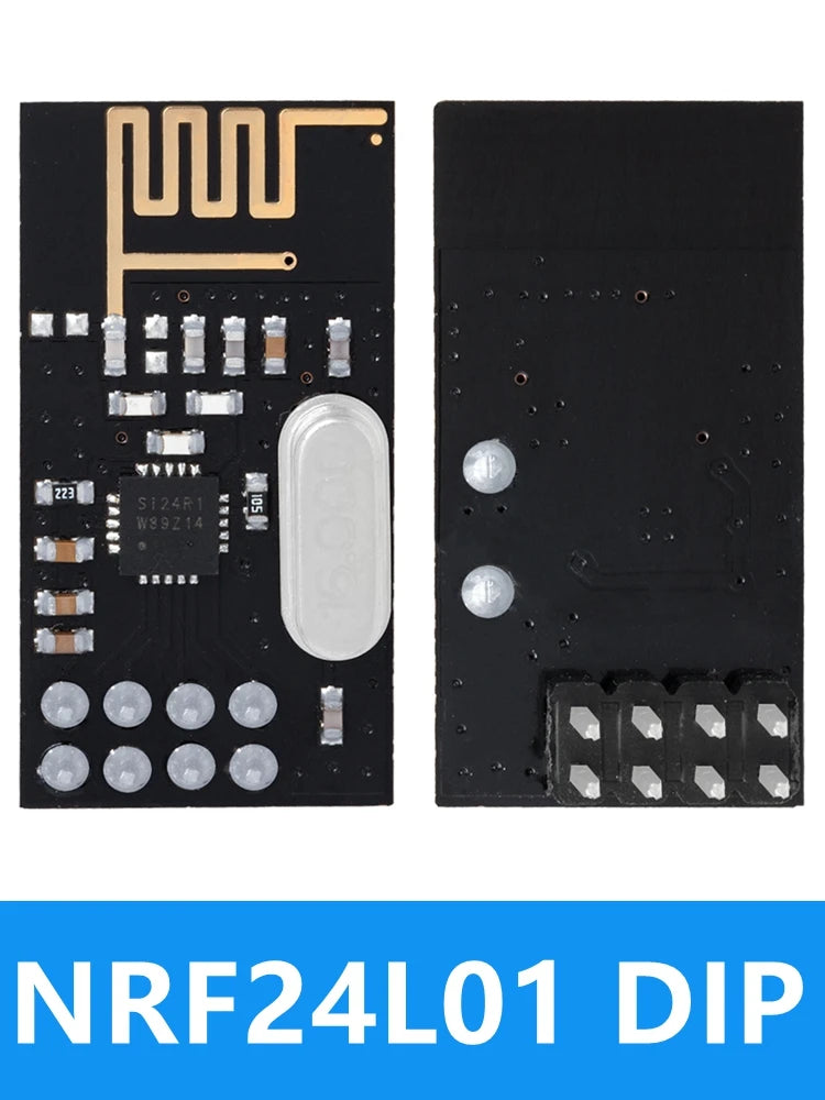 Upgraded NRF24L01+ 2 4GHz Wireless Transceiver Module Compatible Zpaxo NRF24L01 DIP