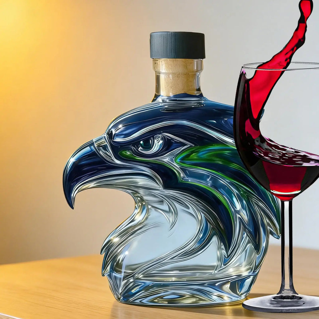 Wine Decanter Aesthetic Eagle Desk Decor Funny Glass Bottle Home