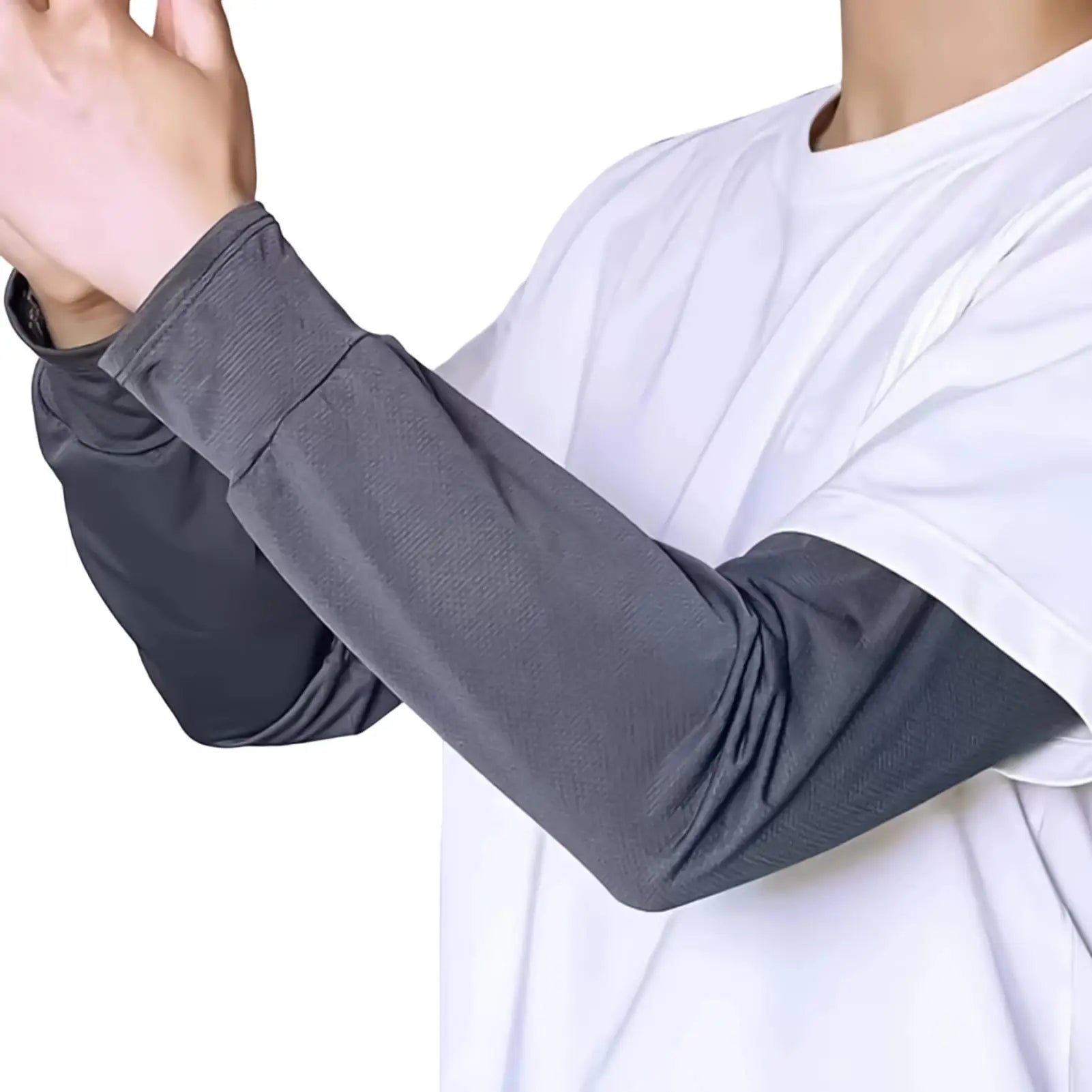 1pairs UV Sleeves for Men Cooling Forearm Cover Sun Protection Sleeves for Outdoor Cycling Fishing Driving Running Beach Sports Zpaxo