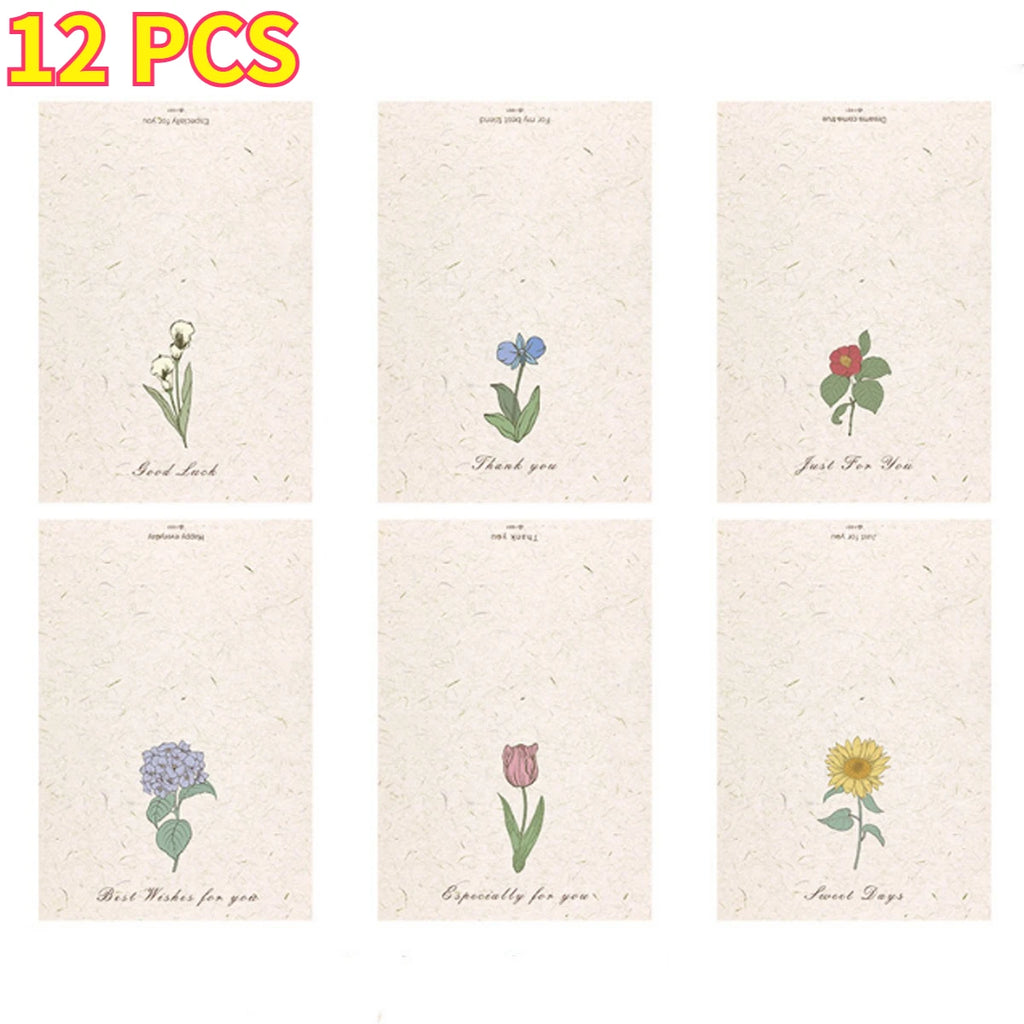 Tulip Thank You Cards with Envelopes – Floral Greeting Card Set