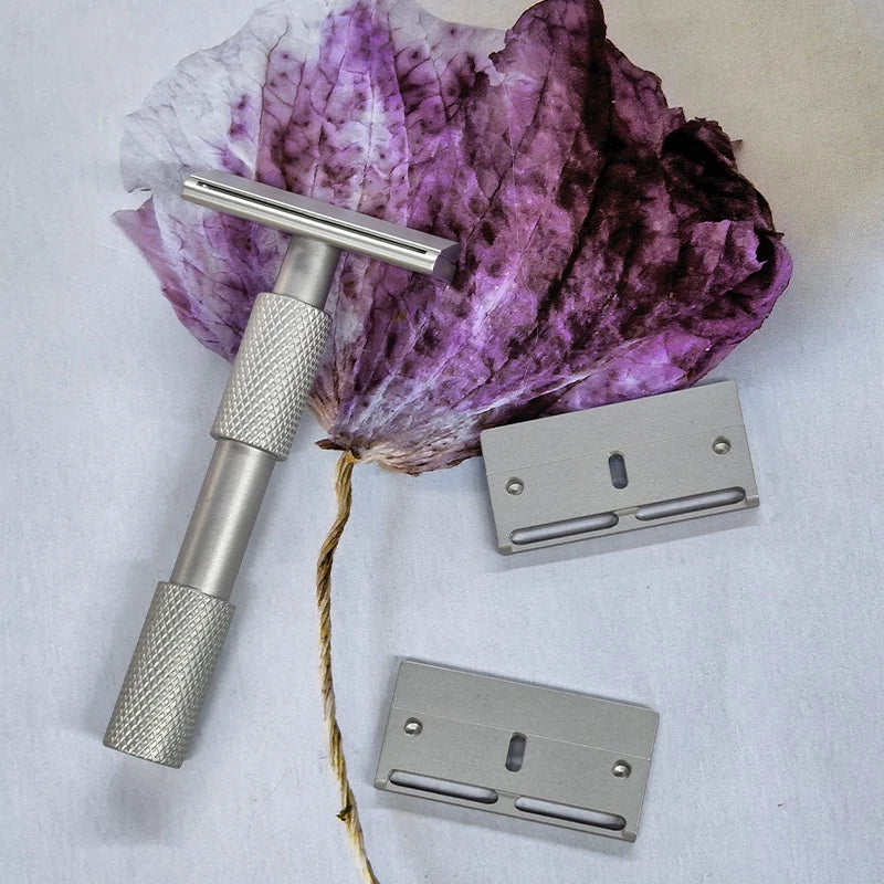 YAQI Aileron GEM Safety Razor – 3 Plates | Stainless Steel Safety Razor Zpaxo