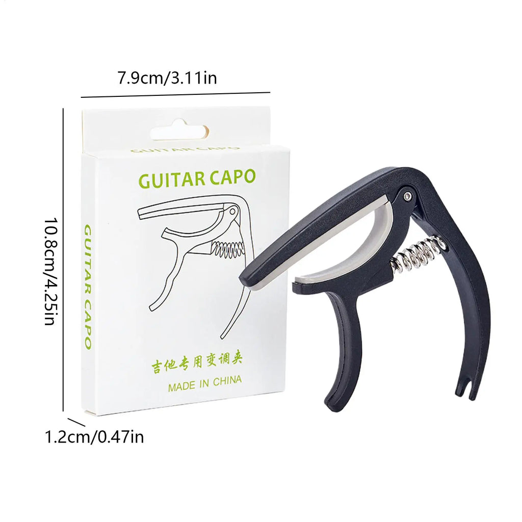 Guitar Clamp Bass Tuning Clip Folk Capo Portable Spring Action