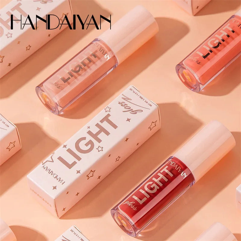 12 Colors Mirror Pearl Lip Gloss Waterproof Long-lasting Moisturizing