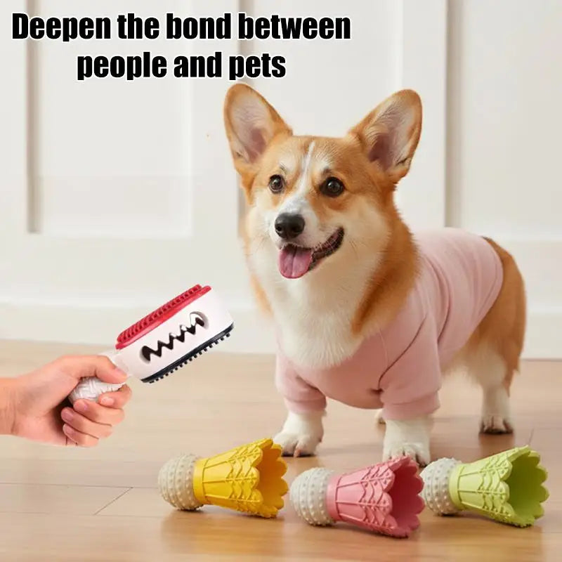 Badminton Dog Chew Toy – Bite-Resistant Interactive Puzzle
