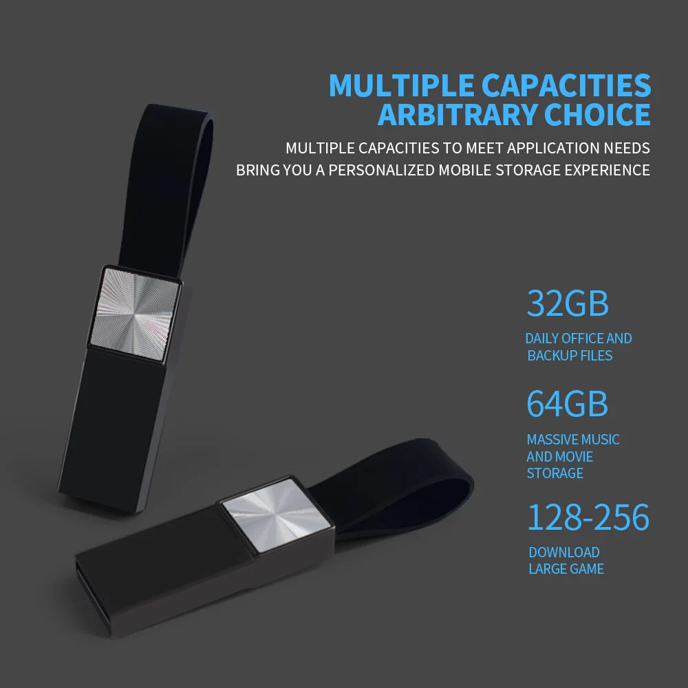 Zsuit Metal USB Flash Drive 8GB 16GB 32GB 64GB 128G Waterproof Pendrive 3.0/2.0 Memory Stick Drives U Disk Free LOGO Pen Drive Zpaxo