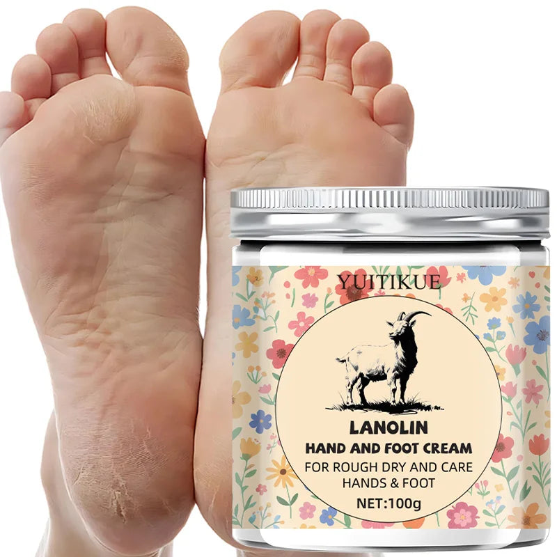 YUITIKUE Lanolin Hand & Foot Cream 100g – Dry Skin Relief Hand & Foot Cream Zpaxo Default Title