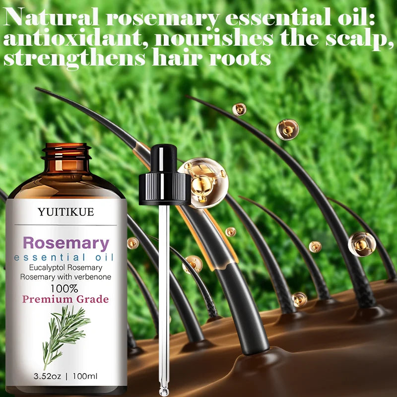 YUITIKUE Rosemary Oil Hair Conditioner – All Hair Types Hair Conditioner Zpaxo