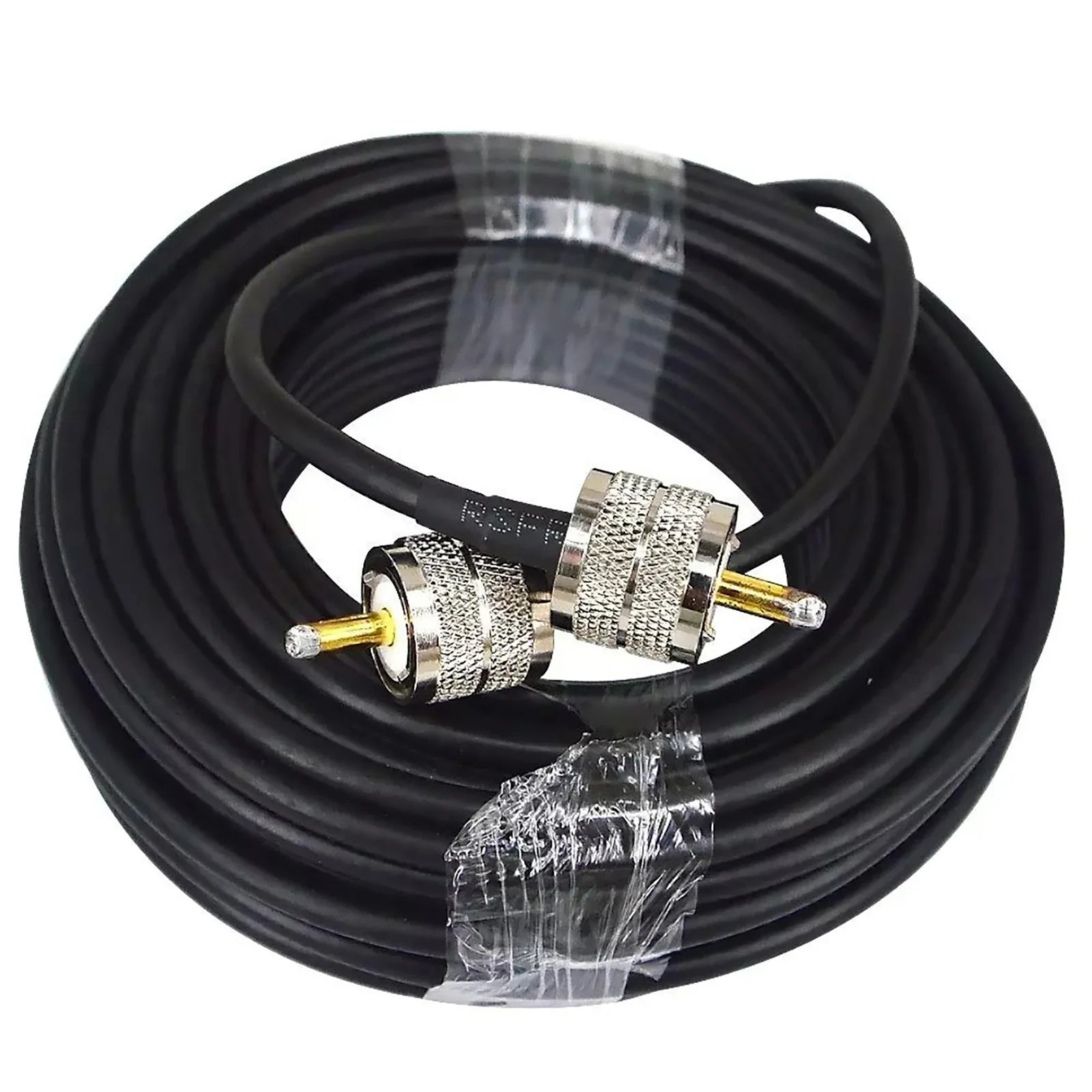 15m PL259 UHF Male Cable Extension RG58 Coaxial Connector Crimp 50ohm