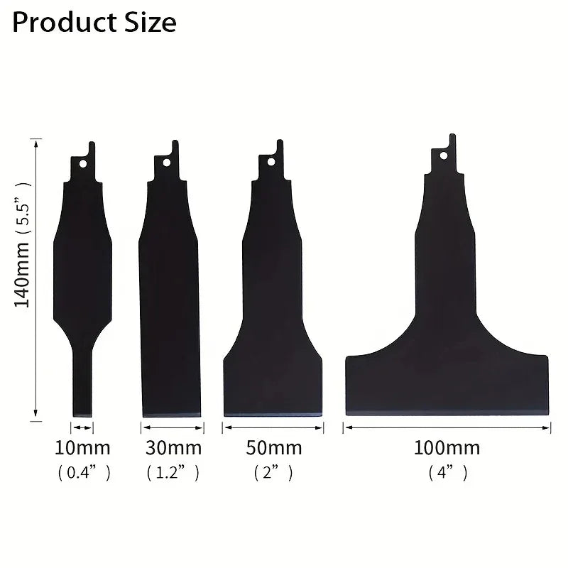 Heavy Duty Reciprocating Saw Blade Steel Tile Putty Removal Wall Zpaxo