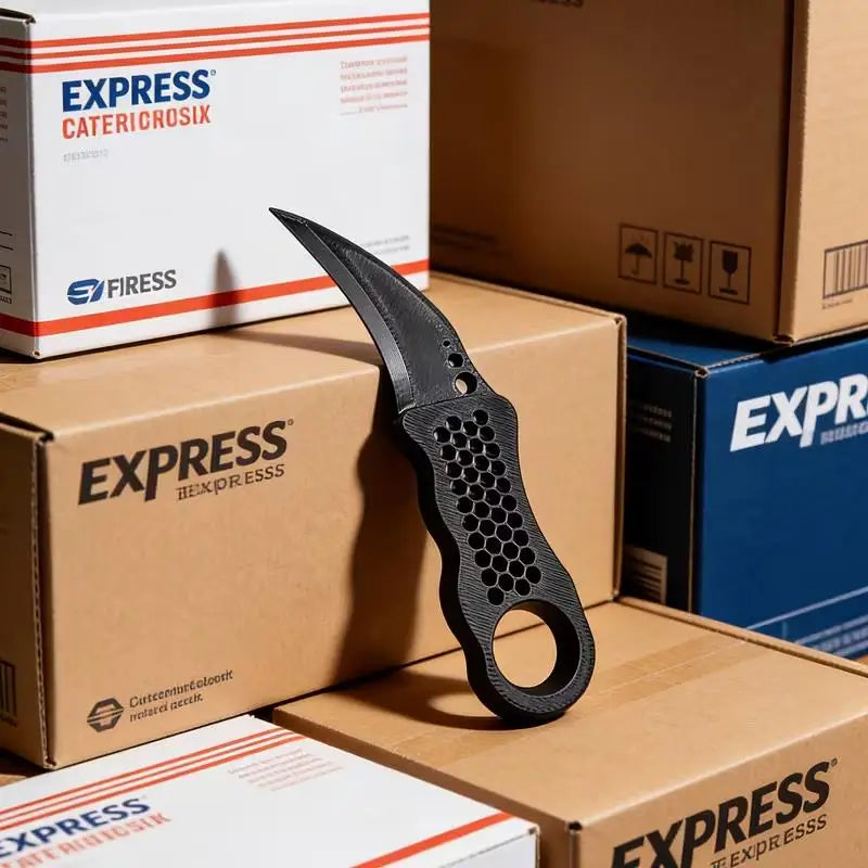 2pcs random 3D Printed Unboxing Tool – Non-Slip Handle, Safe & Convenient for Opening Packages at Home Office Zpaxo