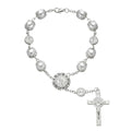 Car Ornaments Retro Imitation Pearl Cross Hanging Car Rear Hanging Auto Interior View Mirror Birthday Gift Auto Hanging Ornament Zpaxo 1PC
