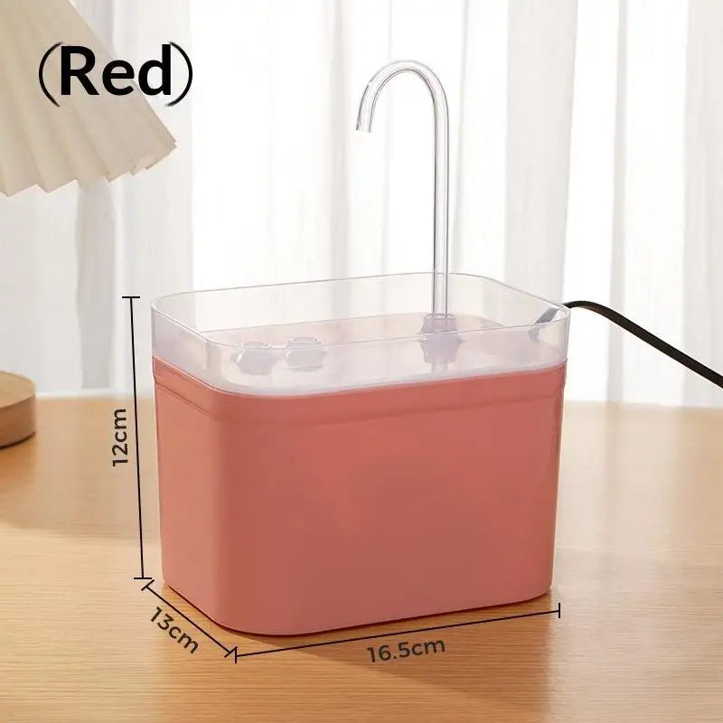 Automatic Pet Dog Cat Water Dispenser Fountain Loop Mute Pump Smart Zpaxo A13