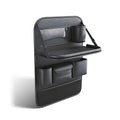 1PC Foldable Car Seat Back Organizer Multi-Pocket Storage Bag with Tray Tablet Holder Tissue Box Waterproof Car Accessories Zpaxo Black