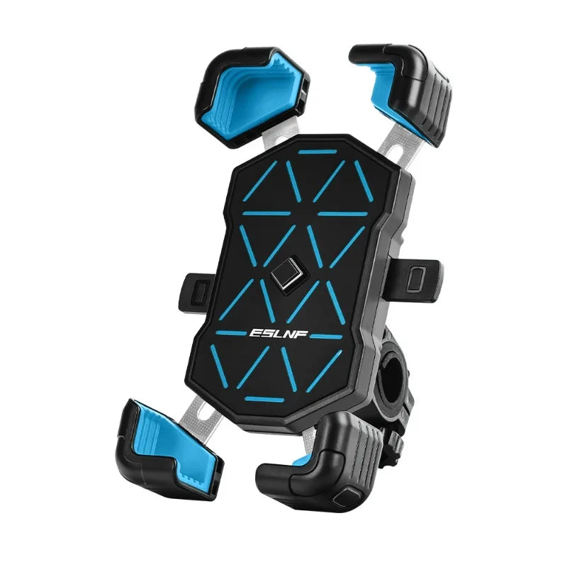 New Bicycle Phone Holder Electric Bike Delivery Navigation Stand Four Claw Anti Shake Mountain Bike Adjustable Phone Holder Zpaxo