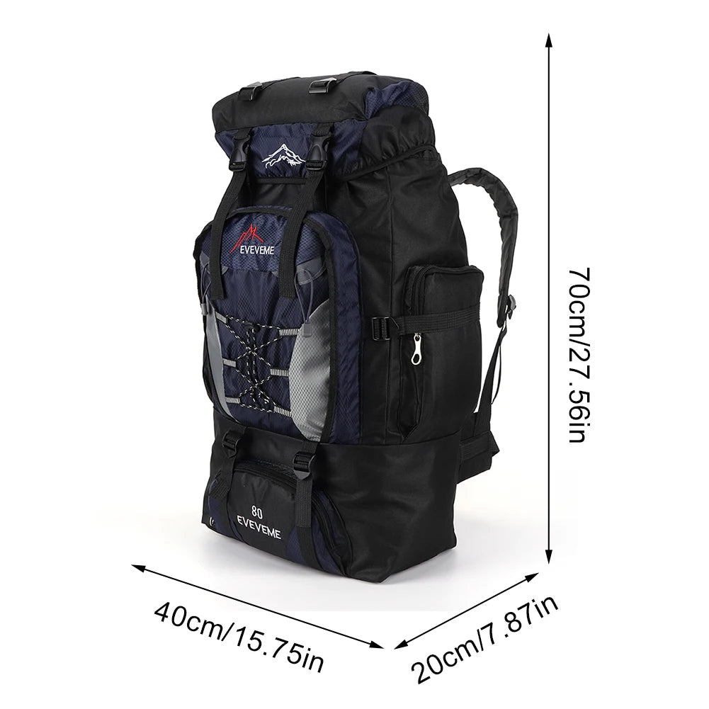 Ultralight Travel Bag Large Capacity Mountaineering Outdoor Hiking Zpaxo Blue 1