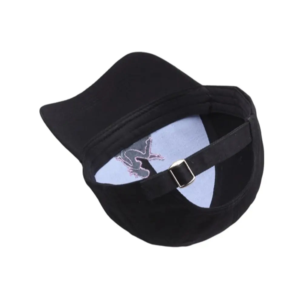 Casual Embroidered Design Baseball Cap Adjustable Strap Breathable Sunscreen Hats Bonnet for Spring Summer Zpaxo