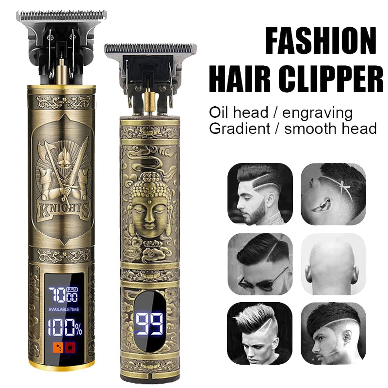T9 Cordless Hair Clipper – USB Fast Charging Men's Trimmer Cordless Hair Clipper Zpaxo