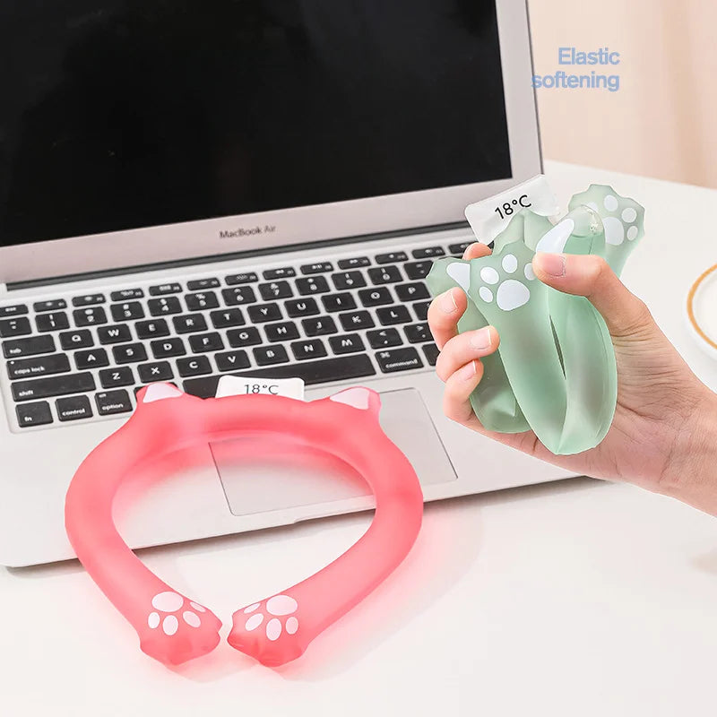 Sunstroke Prevention and Cooling Tool Outdoor Sports Cooling Ring Summer Comfort PCM Cold Collar Beach Travel Essentials Zpaxo