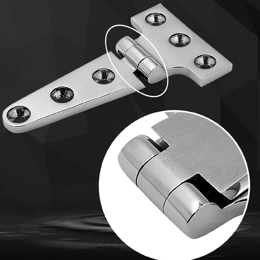 316 Stainless Steel Marine Grade T Hinges Heavy Duty No Noise Boat Hinges Easy Mounting With Screws Heavy Duty Hinges Zpaxo