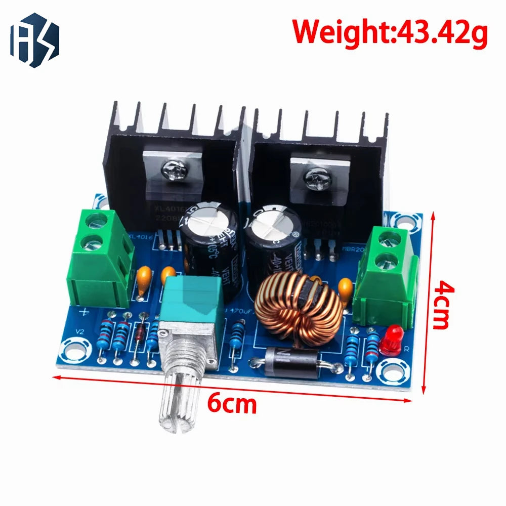 200W 8A DC-DC Buck Converter Module XH-M404 XH-M401 XL4016 XL4016E1 Zpaxo