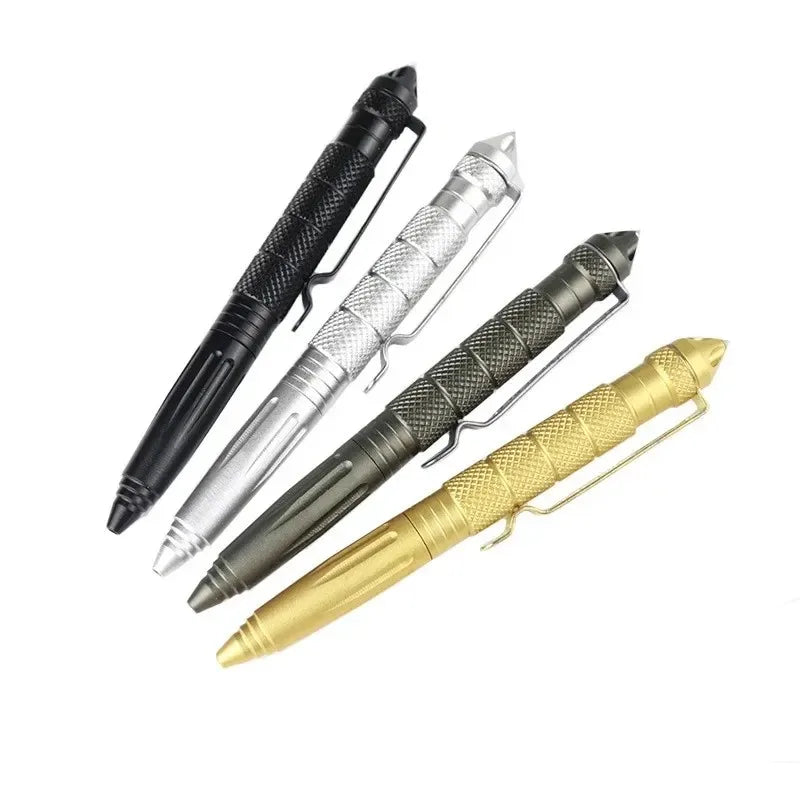 Multifunction Military Tactical Pen School Student Office Ballpoint Pens Metal Emergency Glass Breaker Self Defense EDC Supplies Zpaxo