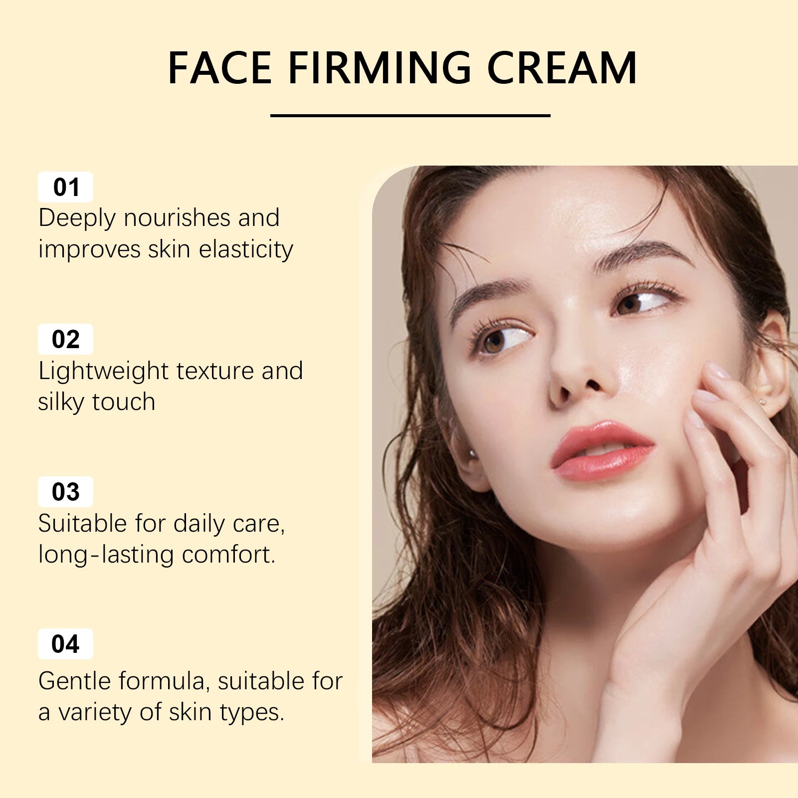 Firming Care Cream Gentle Hydration Moisturizing Facial Skin Zpaxo