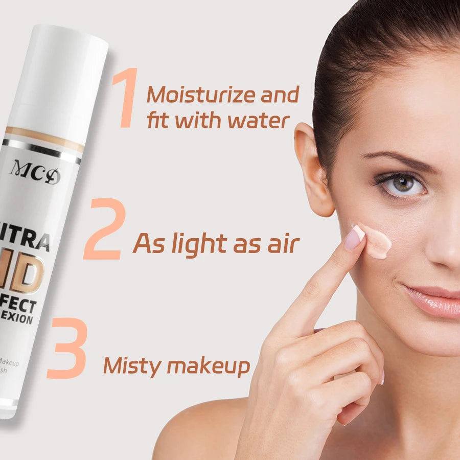 Profession Liquid Foundation Effective Concealer Waterproof