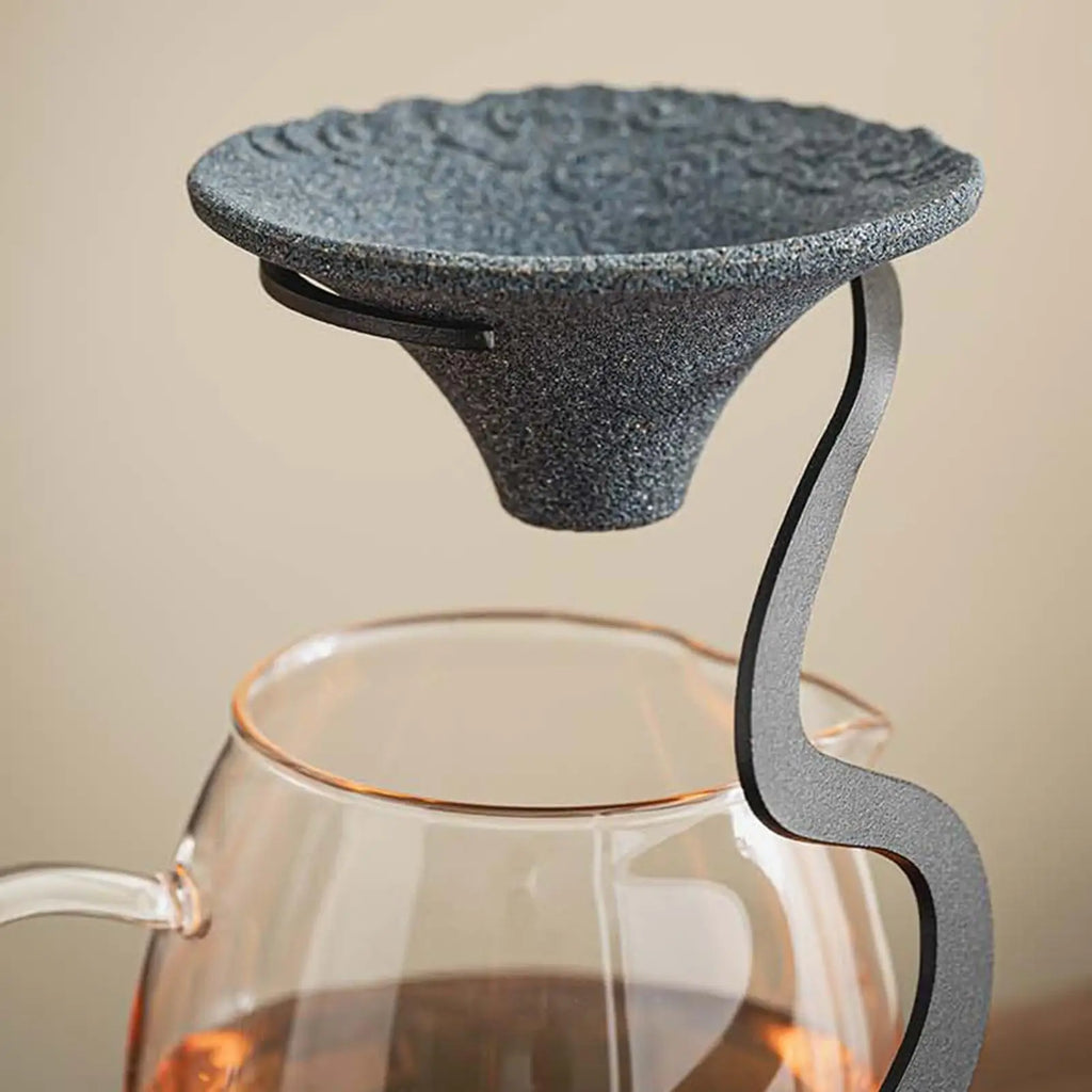 Tea Strainer No Hole Leaf Colander Iron Stand Strainers Loose