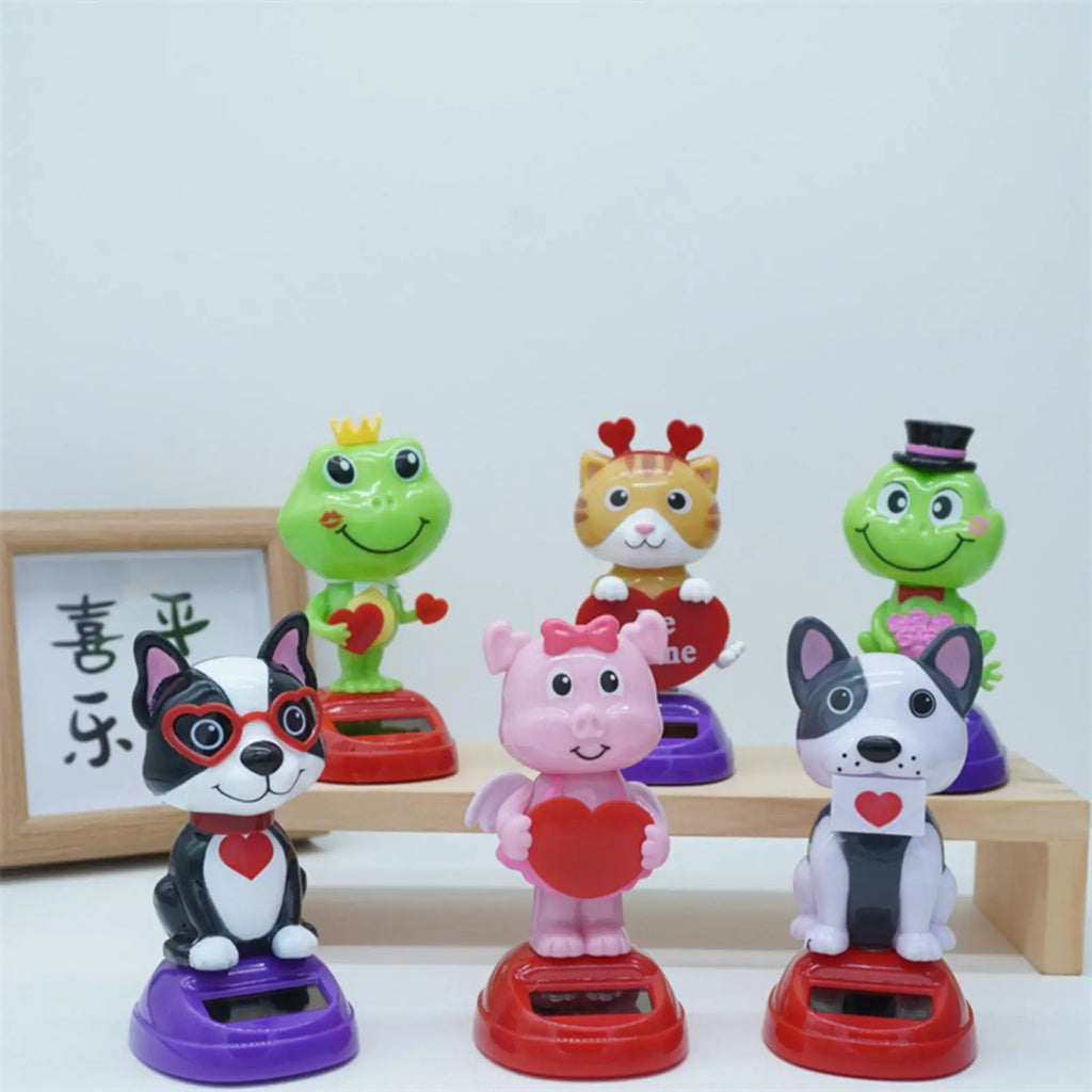 Solar Dancing Animal Bobblehead – Car Dashboard Decor Toy Solar Bobblehead Toy Zpaxo
