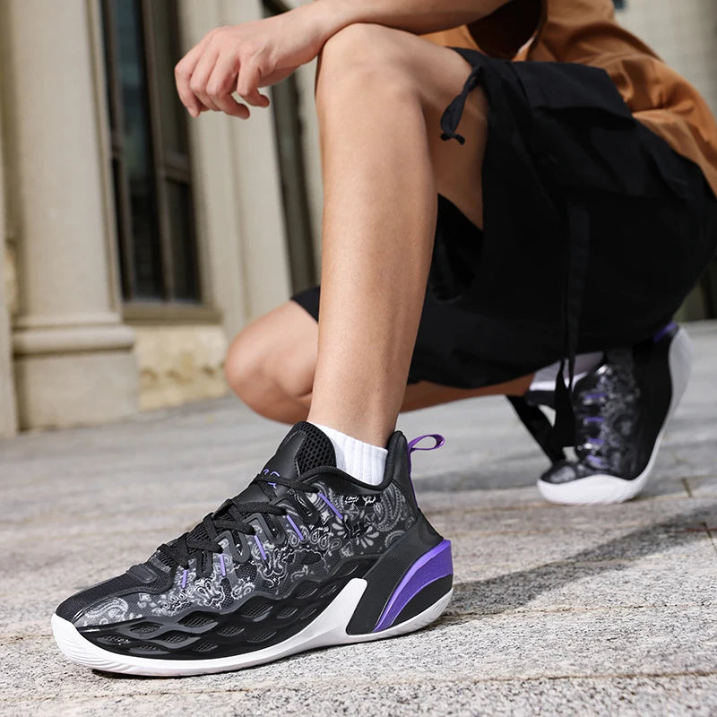 Men's Basketball Shoes Breathable Cushioning Non-slip Wearable Runing