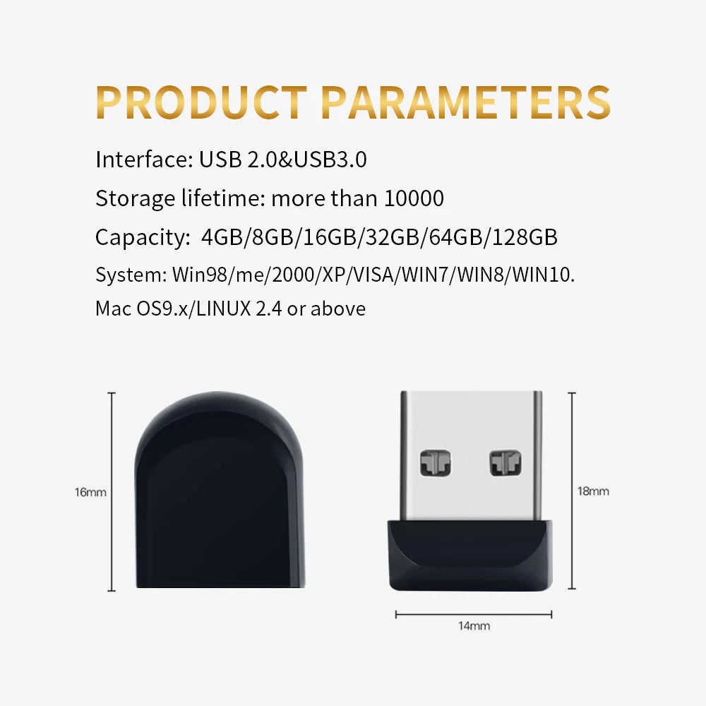 ZSUIT CZ33 10Pcs 3.0 USB Flash Drive 8GB 32GB Super Mini 2.0 Pendrive 128GB 64GB Custom LOGO Waterproof 2.0 USB Pen Drive Flash Zpaxo