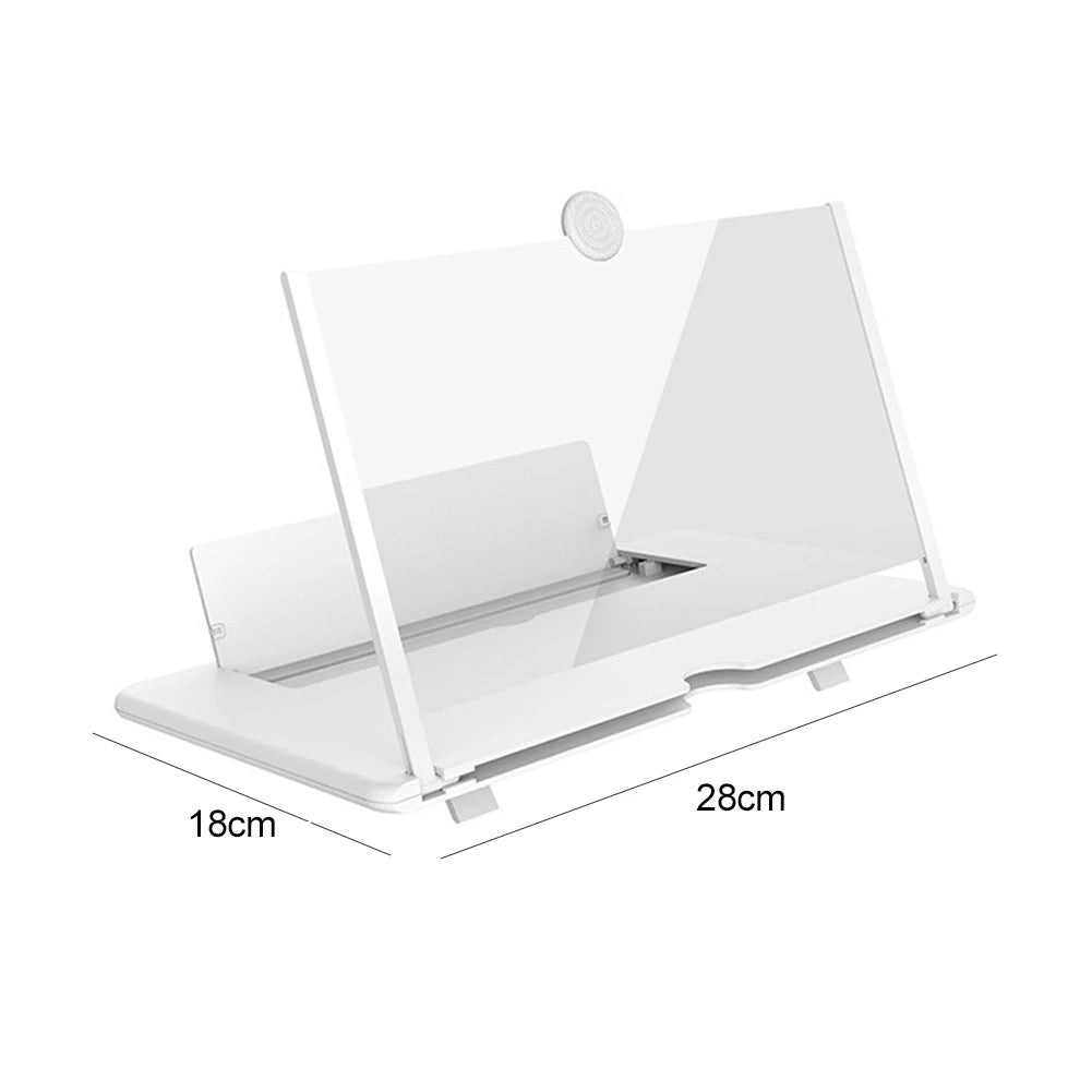 10 inch 3D Phone Screen Magnifying Amplifier Portable Mobile Cinema Display Enlarged Magnifier Expander Foldable Phone Holder Zpaxo