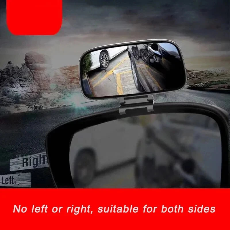 Car Blind Spot Mirror Wide Angle Adjustable Convex Rearview Safety