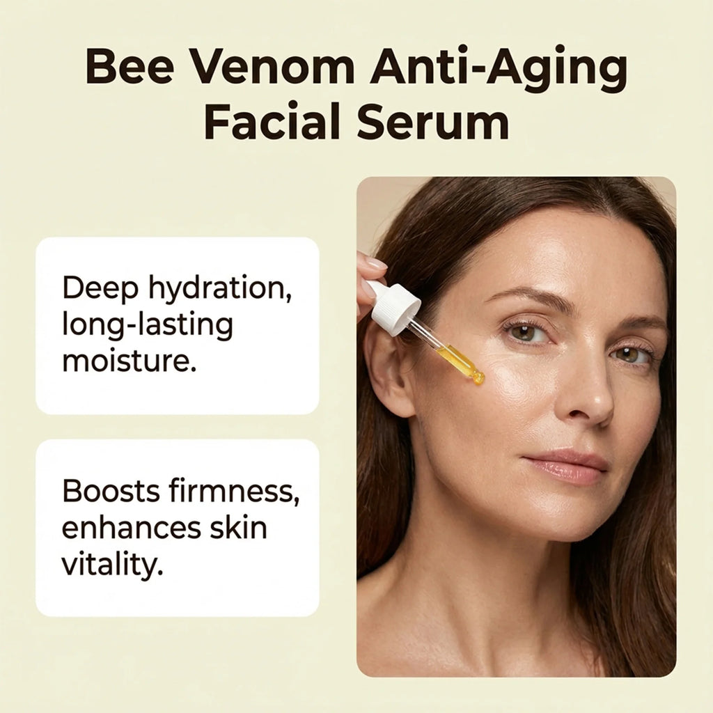 Bee Venom Firming Facial Serum – Anti-Aging & Wrinkles Anti-Aging Face Serum Zpaxo