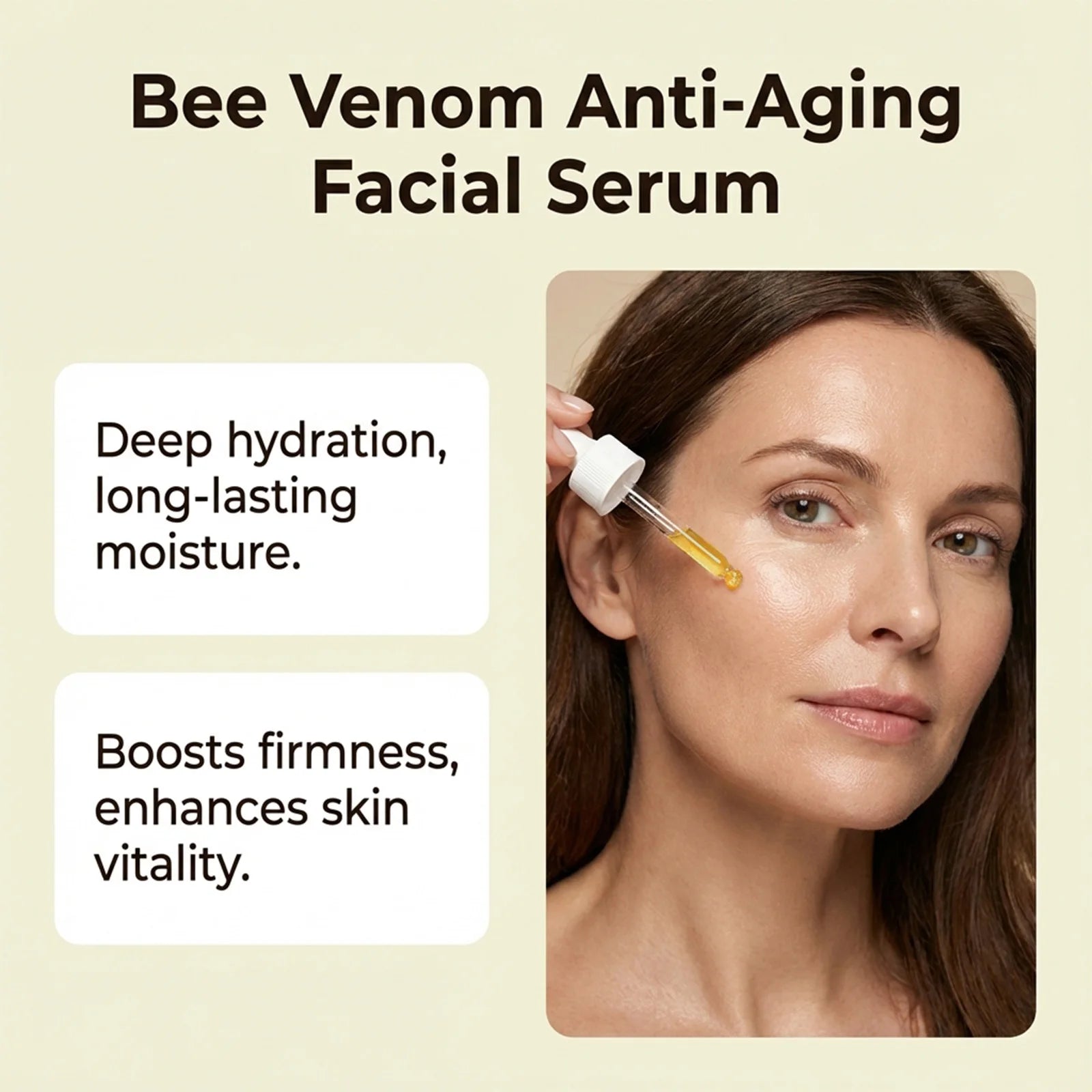Bee Venom Firming Facial Serum – Anti-Aging & Wrinkles Anti-Aging Face Serum Zpaxo