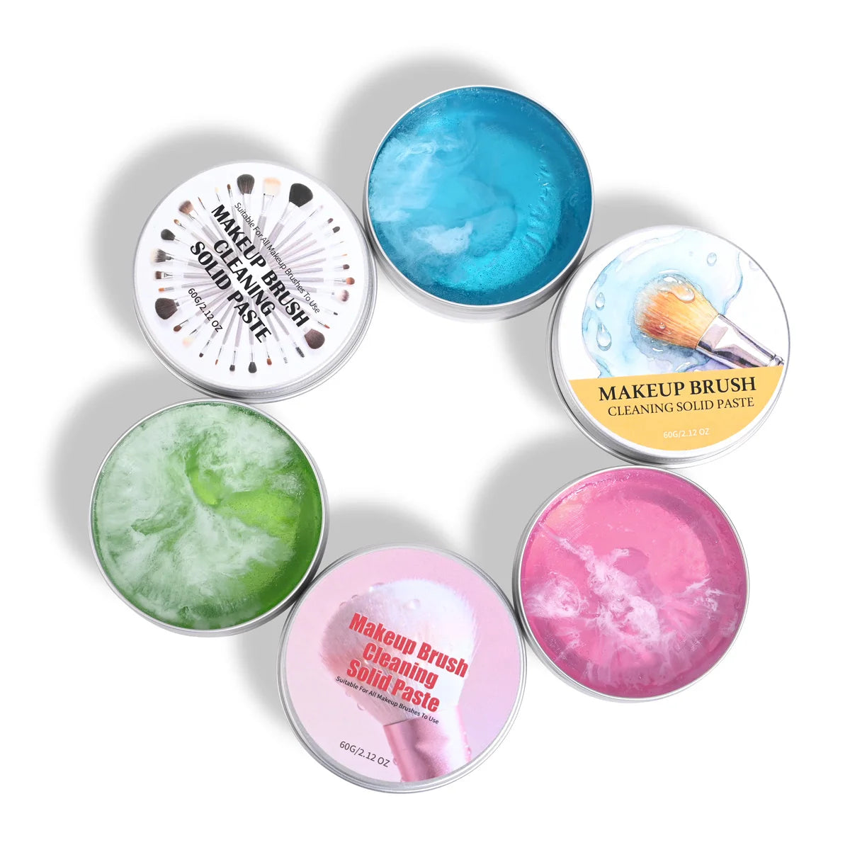 Solid Makeup Brush Cleaning Soap – Brush & Sponge Cleaner Brush Cleaning Soap Zpaxo