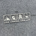 Love Camping Life Waterproof Car Bumper & Window Sticker Decal