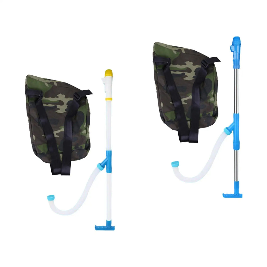 Garden Fertilizer Spreader Bag Handheld Broadcast Seeder Manure Zpaxo